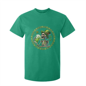Lucky Irish Skeleton St Patricks Day T Shirt For Kid Beer Lover TS12 Irish Green Print Your Wear