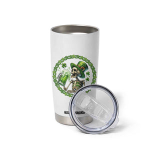 Lucky Irish Skeleton St Patricks Day Tumbler Cup Beer Lover TS12 Print Your Wear