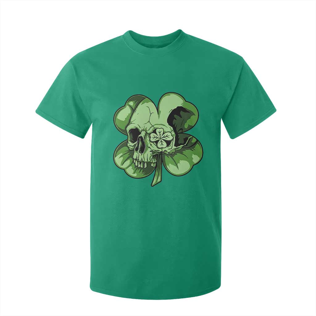 St Patricks Day Lucky Shamrock Skull Gift T Shirt For Kid TS12 Irish Green Print Your Wear