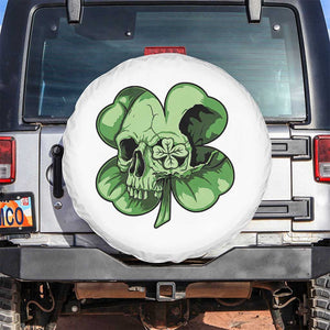 St Patricks Day Lucky Shamrock Skull Gift Spare Tire Cover TS12 No hole White Print Your Wear