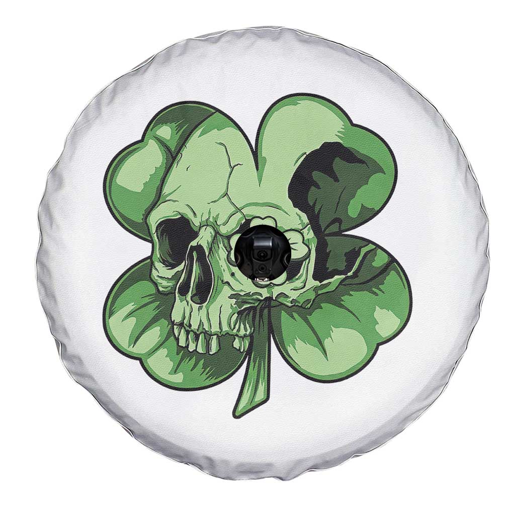 St Patricks Day Lucky Shamrock Skull Gift Spare Tire Cover TS12 Print Your Wear