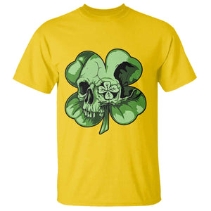 St Patricks Day Lucky Shamrock Skull Gift T Shirt TS12 Daisy Print Your Wear