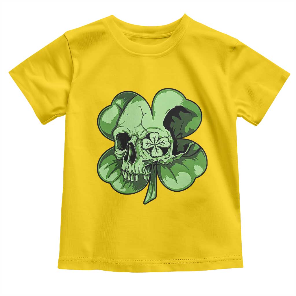 St Patricks Day Lucky Shamrock Skull Gift Toddler T Shirt TS12 Daisy Print Your Wear
