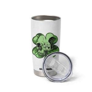St Patricks Day Lucky Shamrock Skull Gift Tumbler Cup TS12 Print Your Wear