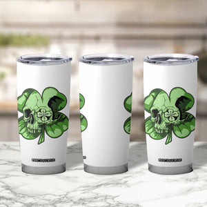 St Patricks Day Lucky Shamrock Skull Gift Tumbler Cup TS12 Print Your Wear