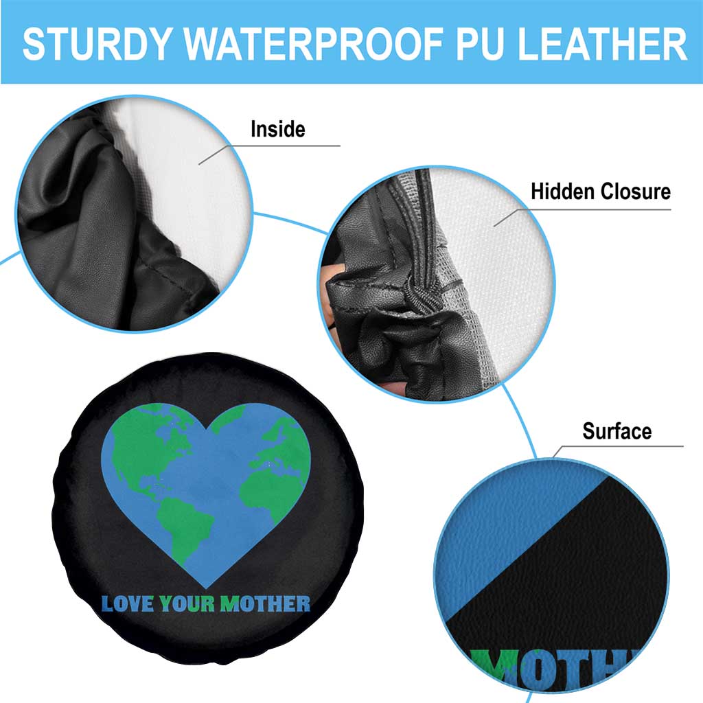 Love Your Mother Earth Day Spare Tire Cover Environmental Activism TS12 Print Your Wear