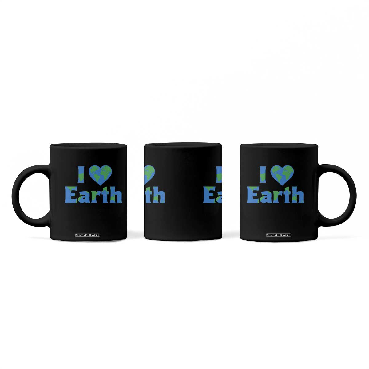 Earth Day Environmental Activism Coffee Mug I Love Earth TS12 Print Your Wear