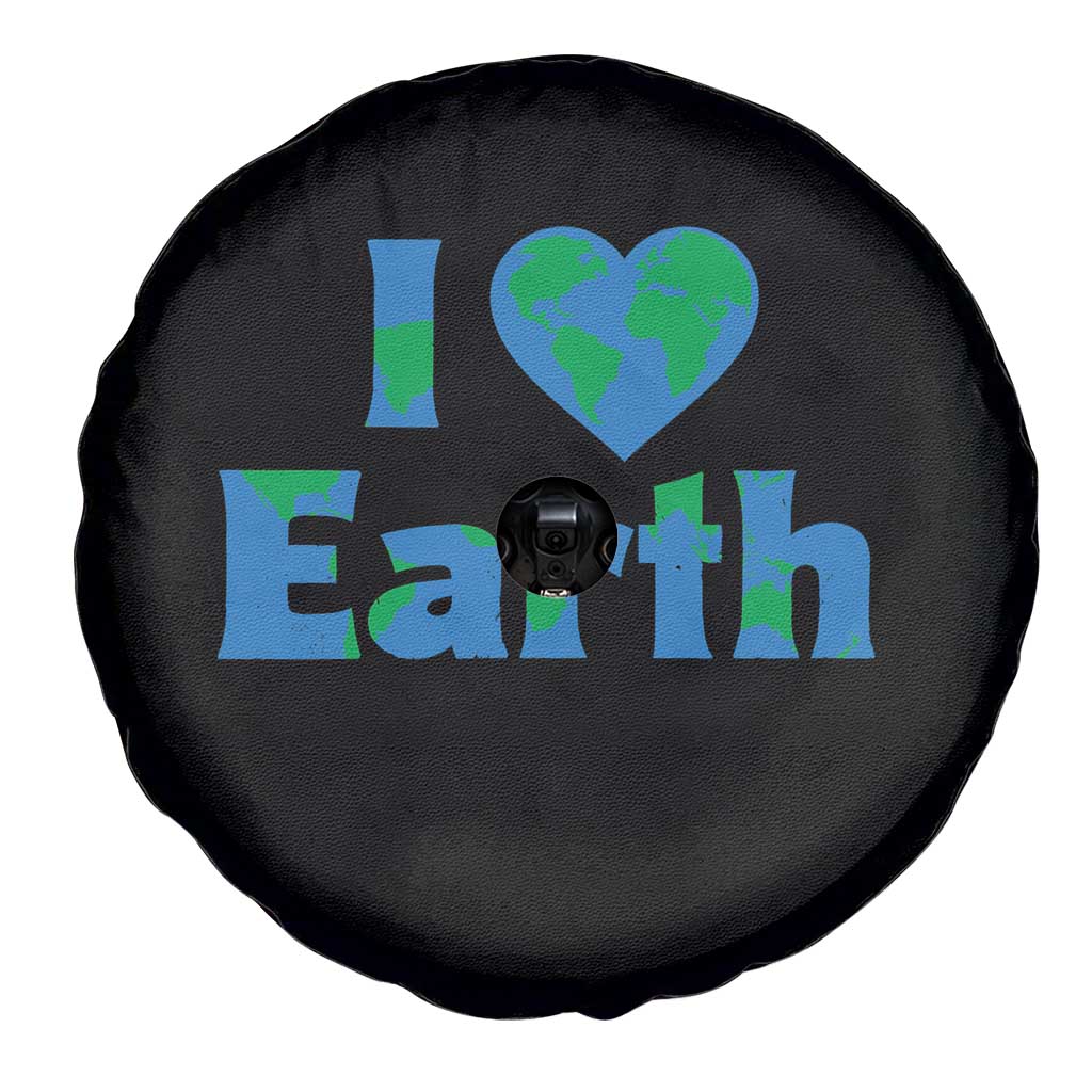 Earth Day Environmental Activism Spare Tire Cover I Love Earth TS12 Print Your Wear