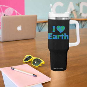 Earth Day Environmental Activism Tumbler With Handle I Love Earth TS12 Print Your Wear