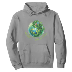 Respect Your Mother Hoodie Earth Mother Hugging Planet TS12 Sport Gray Print Your Wear