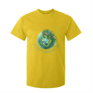 Respect Your Mother T Shirt For Kid Earth Mother Hugging Planet TS12 Daisy Print Your Wear