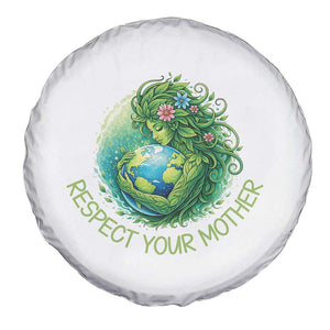 Respect Your Mother Spare Tire Cover Earth Mother Hugging Planet TS12 Print Your Wear