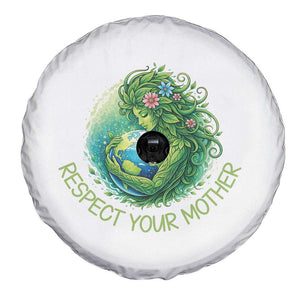 Respect Your Mother Spare Tire Cover Earth Mother Hugging Planet TS12 Print Your Wear