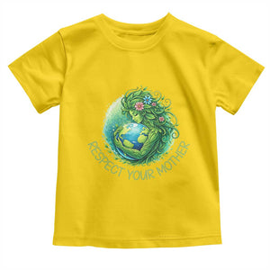 Respect Your Mother Toddler T Shirt Earth Mother Hugging Planet TS12 Daisy Print Your Wear