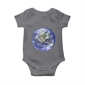 There Is No Planet B Baby Onesie Earth Day Environmental Awareness Gift TS12 Charcoal Print Your Wear