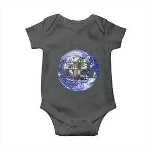 There Is No Planet B Baby Onesie Earth Day Environmental Awareness Gift TS12 Dark Heather Print Your Wear