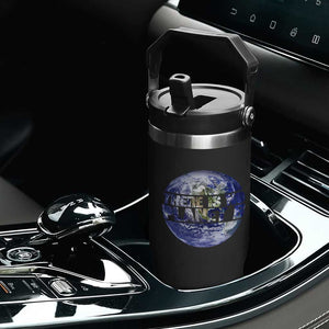 There Is No Planet B Flip Straw Tumbler Earth Day Environmental Awareness Gift TS12 Print Your Wear