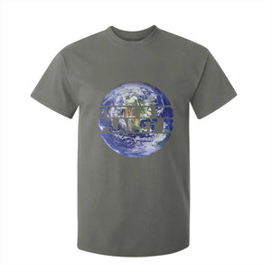 There Is No Planet B T Shirt For Kid Earth Day Environmental Awareness Gift TS12 Military Green Print Your Wear