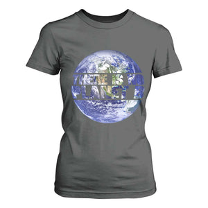 There Is No Planet B T Shirt For Women Earth Day Environmental Awareness Gift TS12 Dark Heather Print Your Wear