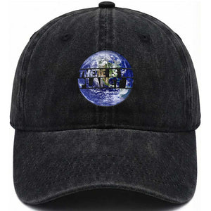 There Is No Planet B Washed Cotton Baseball Cap Earth Day Environmental Awareness Gift TS12 Washed Cap Universal Fit Black Print Your Wear