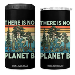Vintage There Is No Planet B Earth Day Gift 4 in 1 Can Cooler Tumbler TS12 One Size: 16 oz Black Print Your Wear