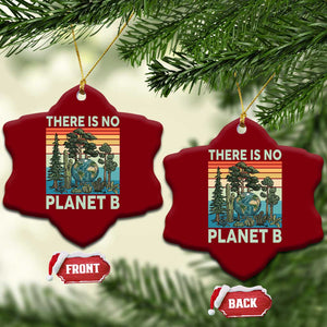 Vintage There Is No Planet B Earth Day Gift Ceramic Ornament TS12 Print Your Wear