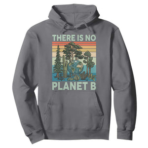 Vintage There Is No Planet B Earth Day Gift Hoodie TS12 Charcoal Print Your Wear