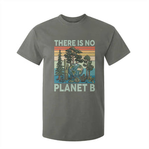 Vintage There Is No Planet B Earth Day Gift T Shirt For Kid TS12 Military Green Print Your Wear