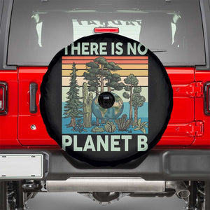 Vintage There Is No Planet B Earth Day Gift Spare Tire Cover TS12 Black Print Your Wear
