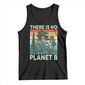 Vintage There Is No Planet B Earth Day Gift Tank Top TS12 Black Print Your Wear