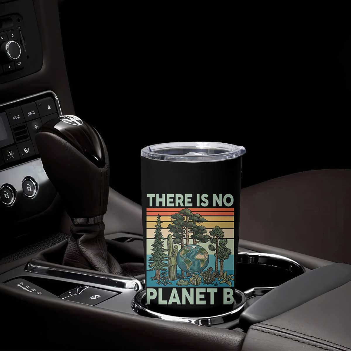 Vintage There Is No Planet B Earth Day Gift Tumbler Cup TS12 Print Your Wear