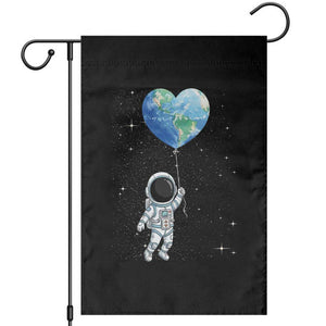Astronaut Protect The Planet Garden Flag - Earth Day Gift TS12 Black Print Your Wear