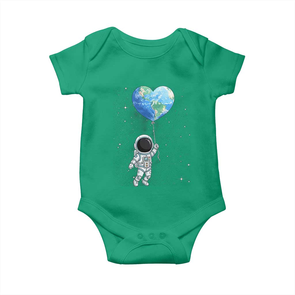 Astronaut Protect The Planet Baby Onesie Earth Day Gift TS12 Irish Green Print Your Wear