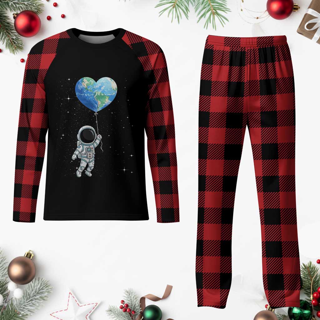 Astronaut Protect The Planet Plaid Pajama Set Earth Day Gift TS12 Buffalo Plaid Print Your Wear