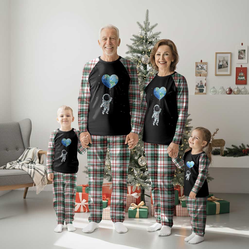 Astronaut Protect The Planet Plaid Pajama Set Earth Day Gift TS12 Christmas Plaid Print Your Wear