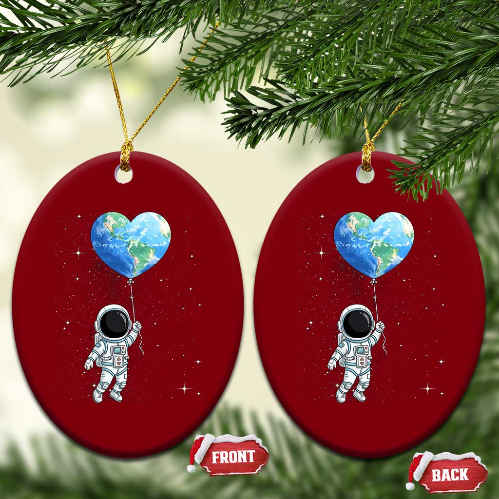 Astronaut Protect The Planet Ceramic Ornament Earth Day Gift TS12 Print Your Wear
