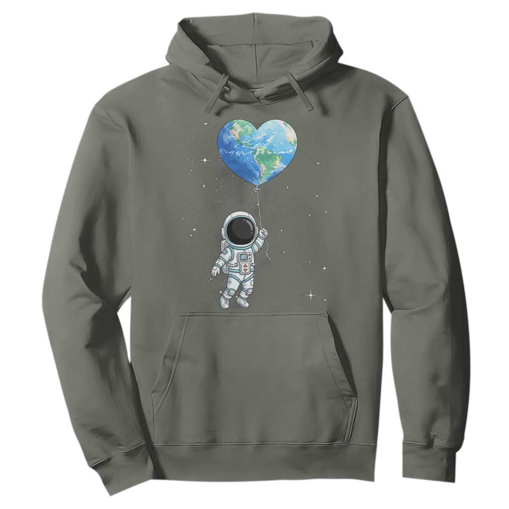 Astronaut Protect The Planet Hoodie Earth Day Gift TS12 Military Green Print Your Wear