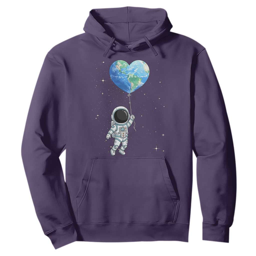 Astronaut Protect The Planet Hoodie Earth Day Gift TS12 Purple Print Your Wear
