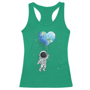 Astronaut Protect The Planet Racerback Tank Top Earth Day Gift TS12 Irish Green Print Your Wear