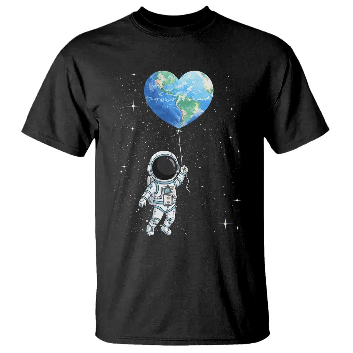 Astronaut Protect The Planet T Shirt Earth Day Gift TS12 Black Print Your Wear