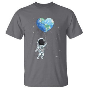 Astronaut Protect The Planet T Shirt Earth Day Gift TS12 Charcoal Print Your Wear