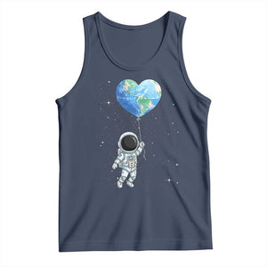 Astronaut Protect The Planet Tank Top Earth Day Gift TS12 Navy Print Your Wear