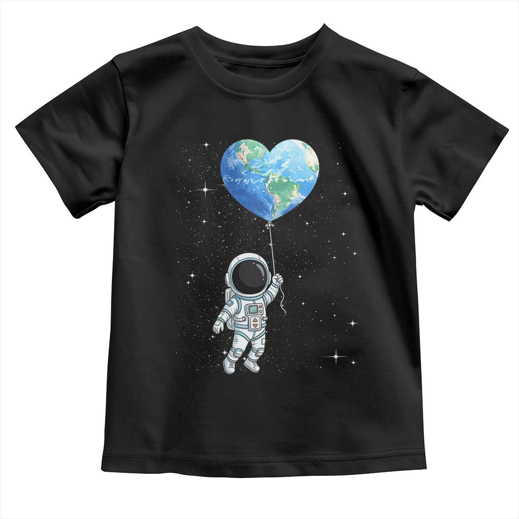 Astronaut Protect The Planet Toddler T Shirt Earth Day Gift TS12 Black Print Your Wear