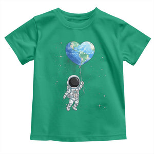 Astronaut Protect The Planet Toddler T Shirt Earth Day Gift TS12 Irish Green Print Your Wear