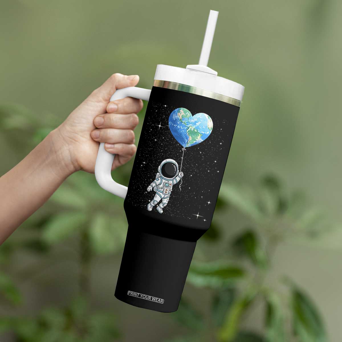 Astronaut Protect The Planet Tumbler With Handle Earth Day Gift TS12 Print Your Wear