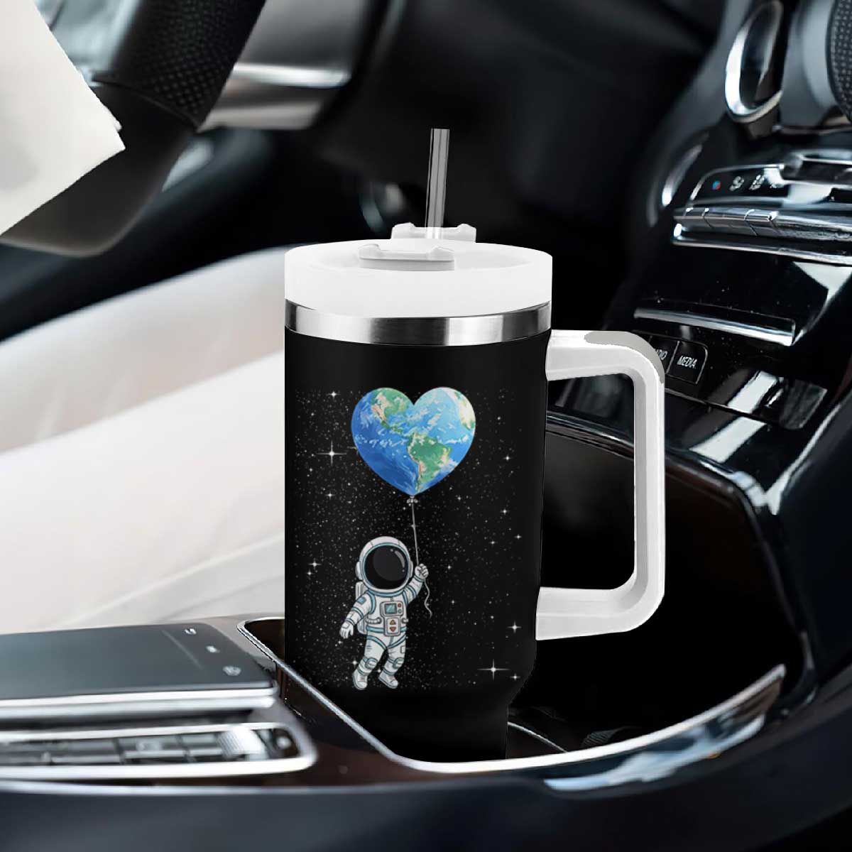 Astronaut Protect The Planet Tumbler With Handle Earth Day Gift TS12 Print Your Wear