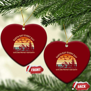 Earth Day Everyday Ceramic Ornament Save And Protect Our Earth TS12 Print Your Wear