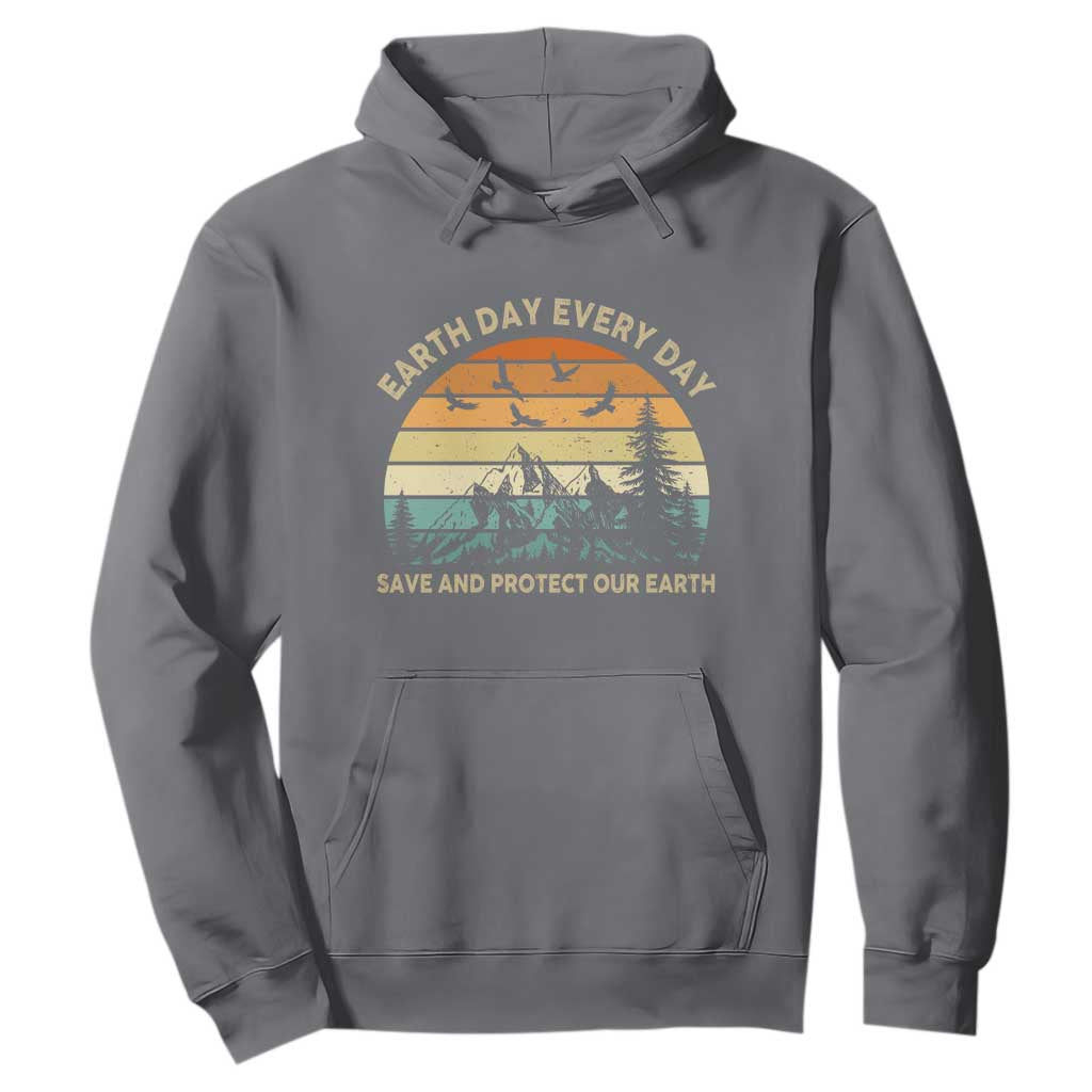 Earth Day Everyday Hoodie Save And Protect Our Earth TS12 Charcoal Print Your Wear