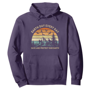 Earth Day Everyday Hoodie Save And Protect Our Earth TS12 Purple Print Your Wear