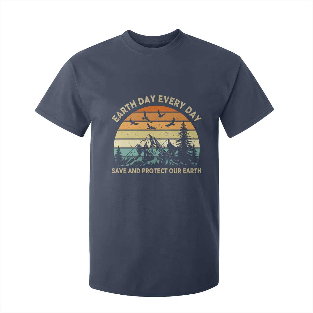 Earth Day Everyday T Shirt For Kid Save And Protect Our Earth TS12 Navy Print Your Wear